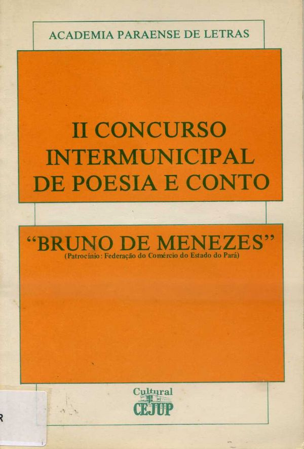 II Encontro Intermunicipal de Poesia e Conto "Bruno de Menezes" - 800 MOR